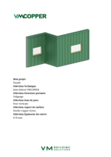 Cahier de charges joint debout bardage sur voliges aérées pose verticale - VMCOPPER Green